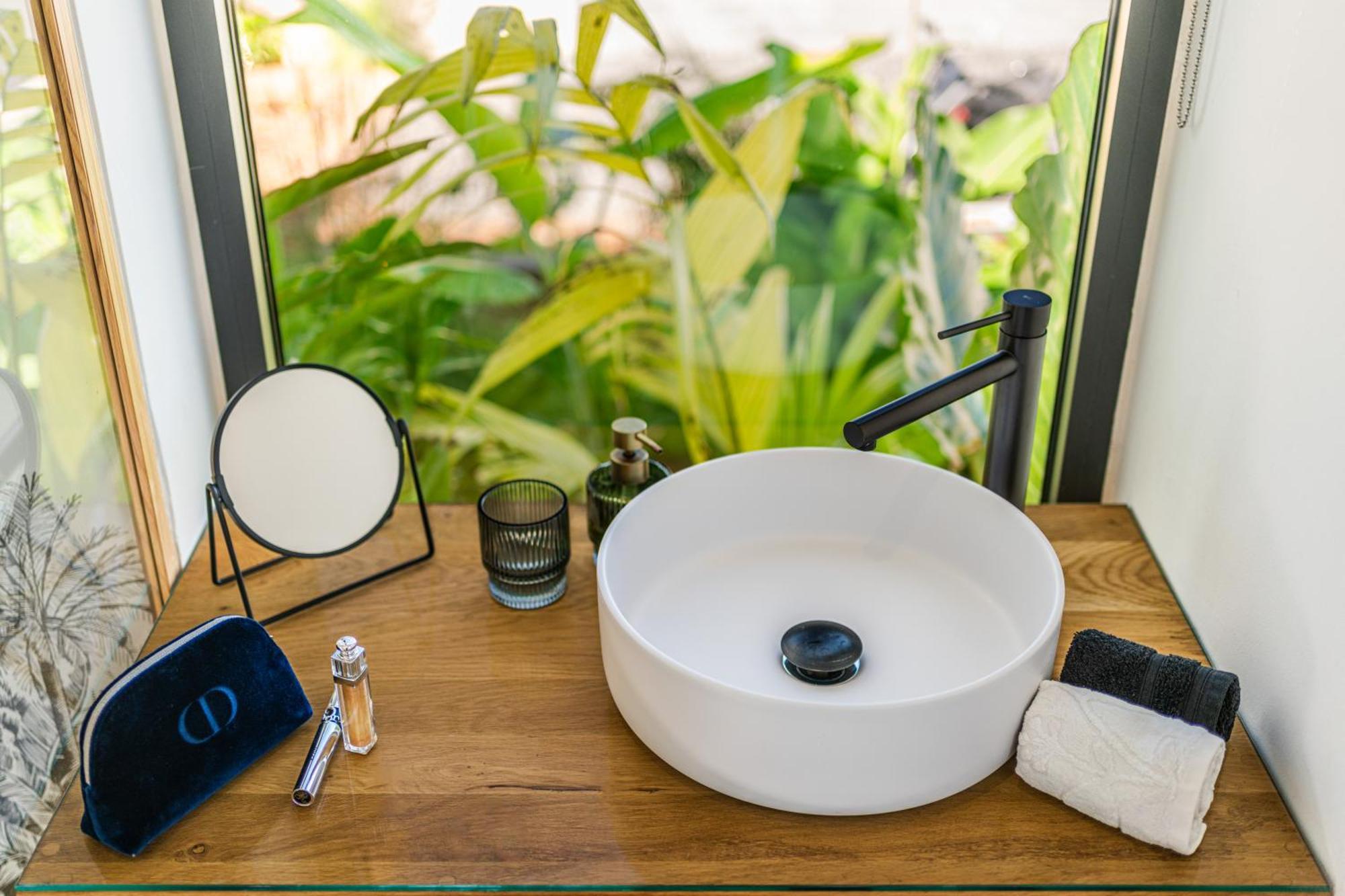 L'Empreinte-Oasis De Serenite Au Coeur D'Un Jardin Tropical Le Tampon Extérieur photo
