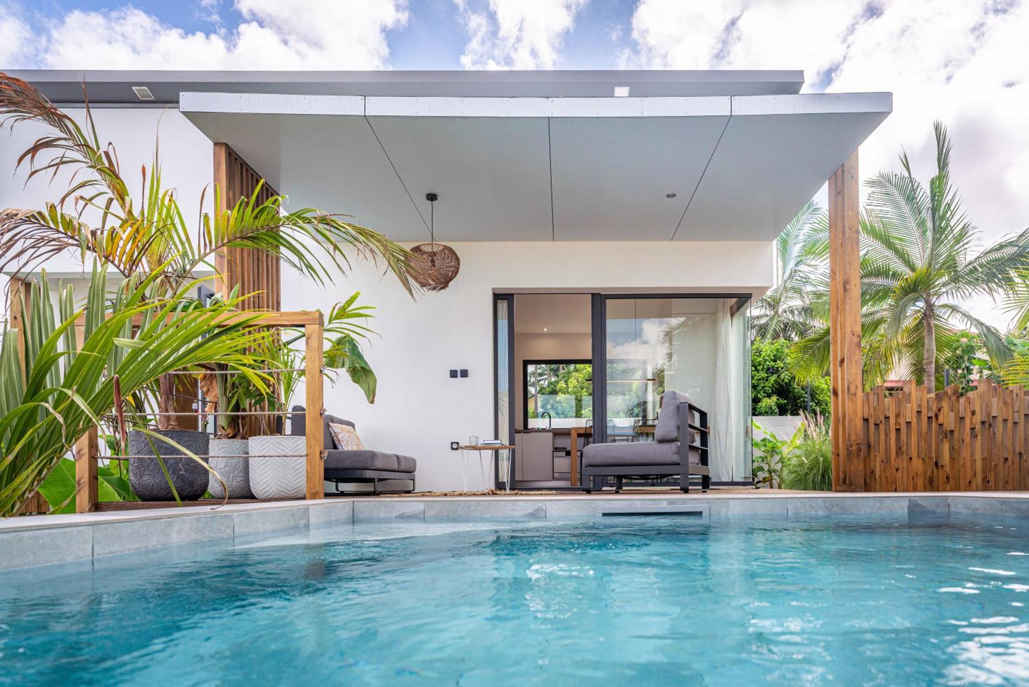 L'Empreinte-Oasis De Serenite Au Coeur D'Un Jardin Tropical Le Tampon Extérieur photo